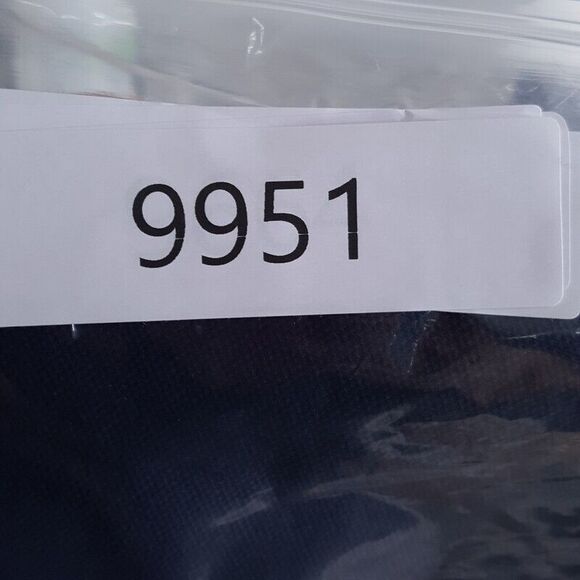 JW ANDERSON Mens Shirt Large Navy Polo Embroidered Anchor Patch Logo $250 - Picture 9 of 9